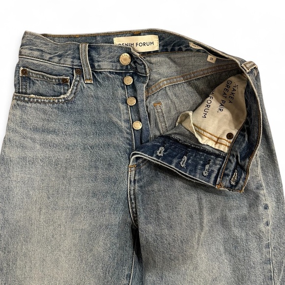 ARITZIA DENUM FORUM Farrah High Rise Wide Leg Jean 25/28L - Picture 6 of 9